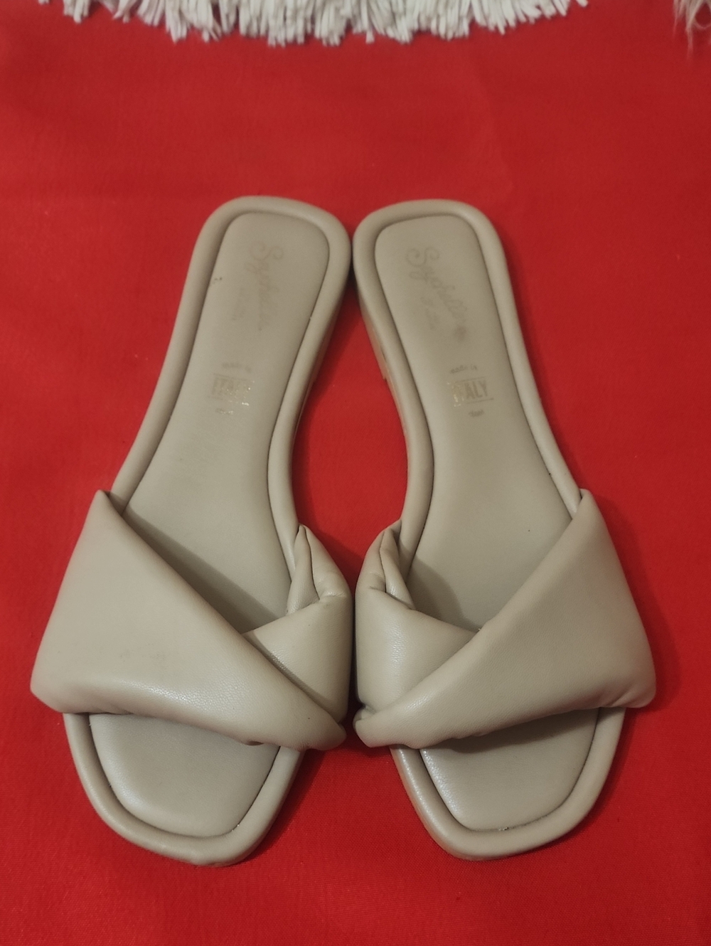 Seychelles Breath Of Fresh Air Tan Knotted Slide Sandals